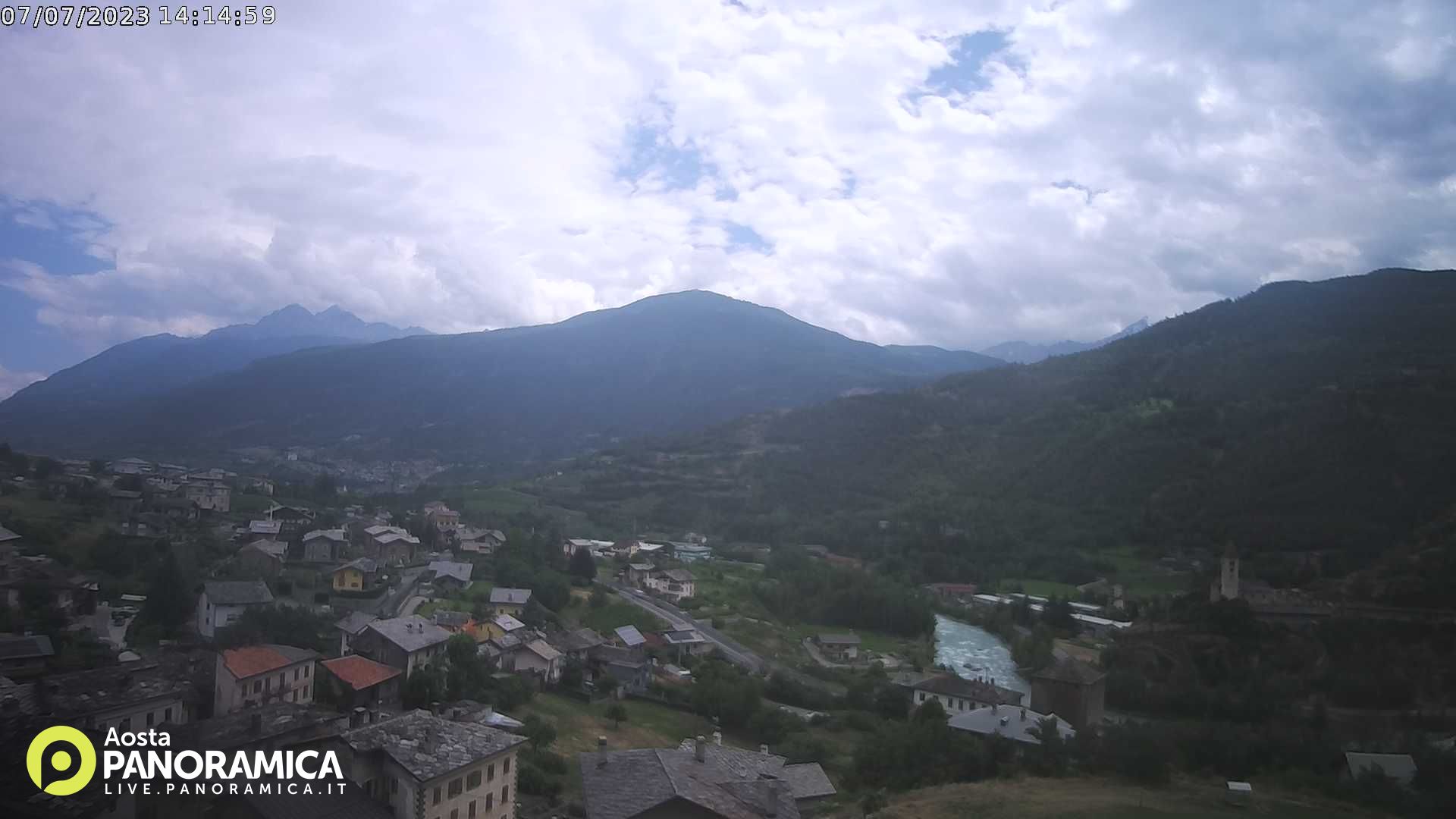 immagine della webcam nei dintorni di Punta Helbronner: webcam Villeneuve