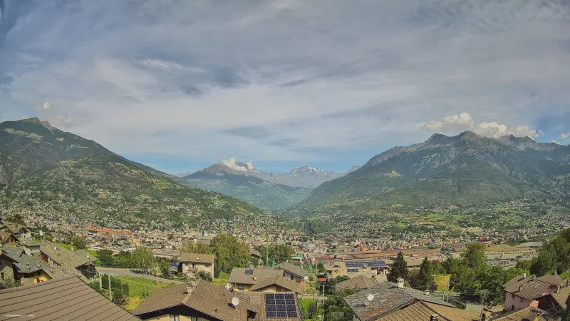 Webcam TLAPSE Aosta Nord