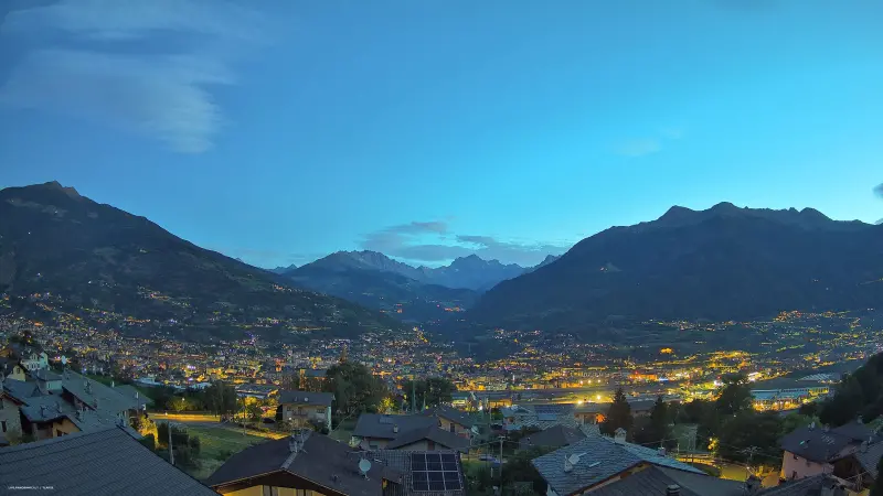 Webcam TLAPSE Aosta Nord