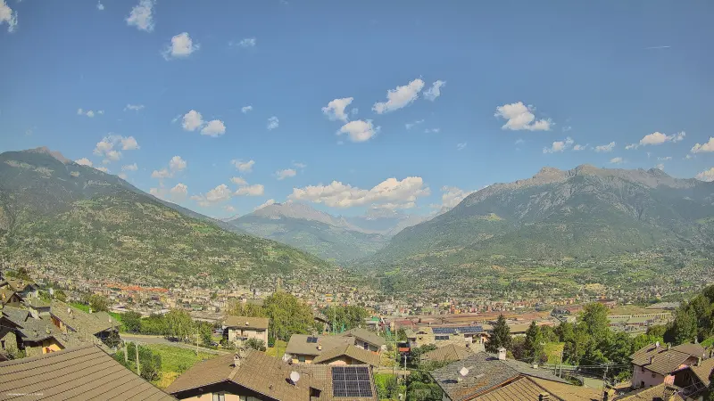 Webcam TLAPSE Aosta Nord