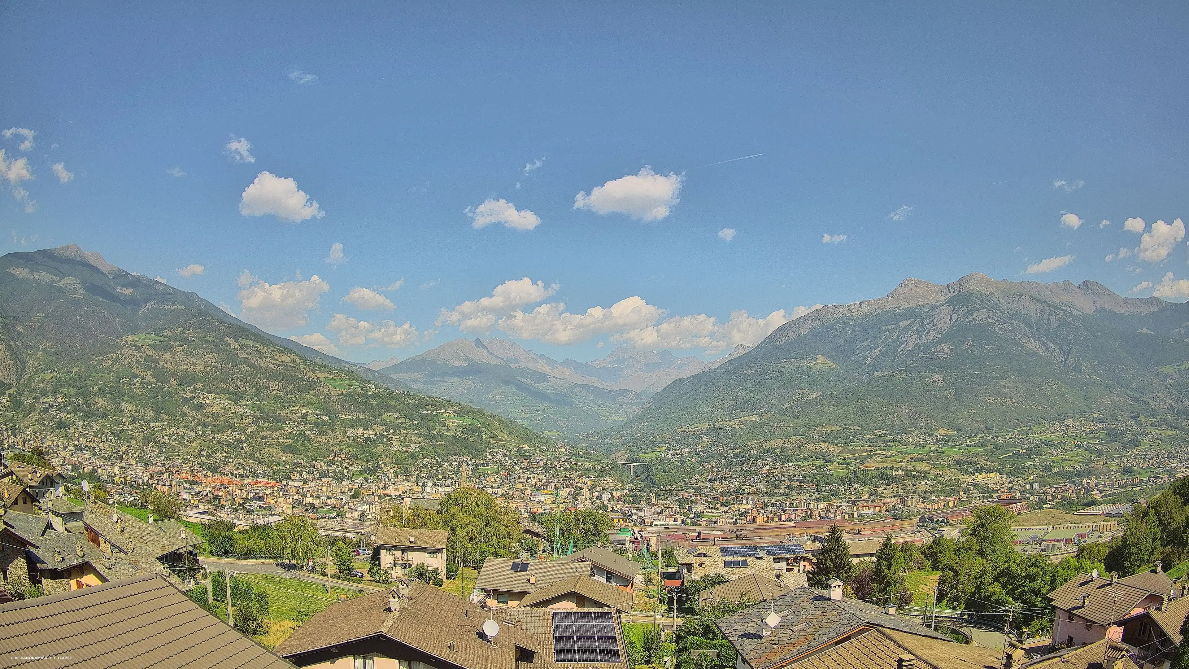 Webcam Aosta Nord Valle d'Aosta in diretta