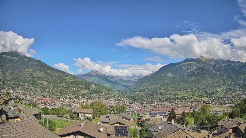 Webcam TLAPSE Aosta Nord