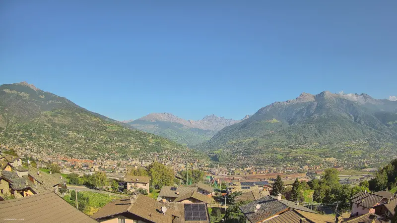 Webcam TLAPSE Aosta Nord