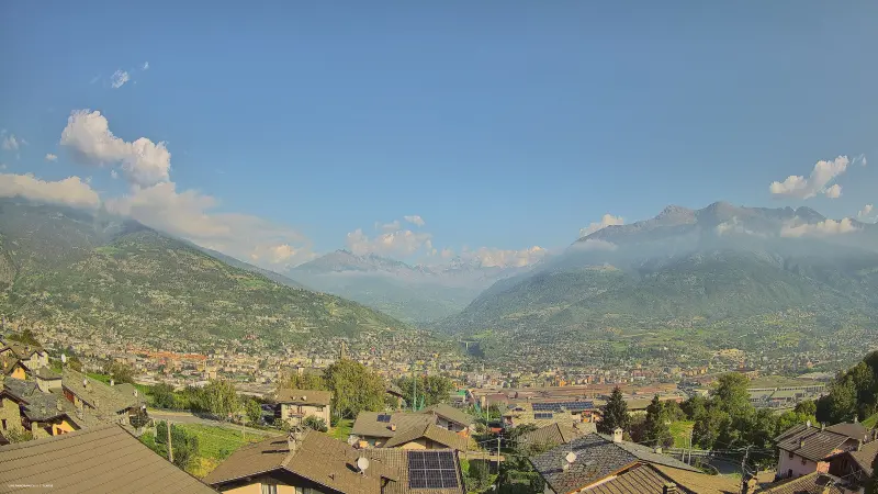 Webcam TLAPSE Aosta Nord