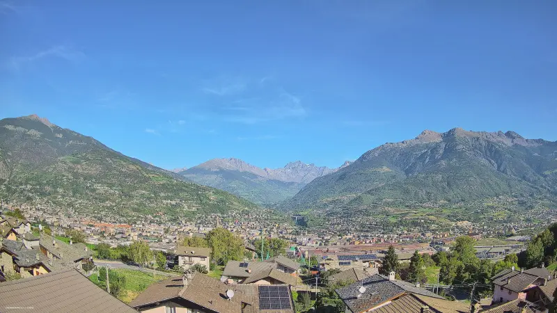 Webcam TLAPSE Aosta Nord