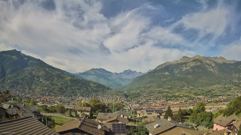 Webcam TLAPSE Aosta Nord