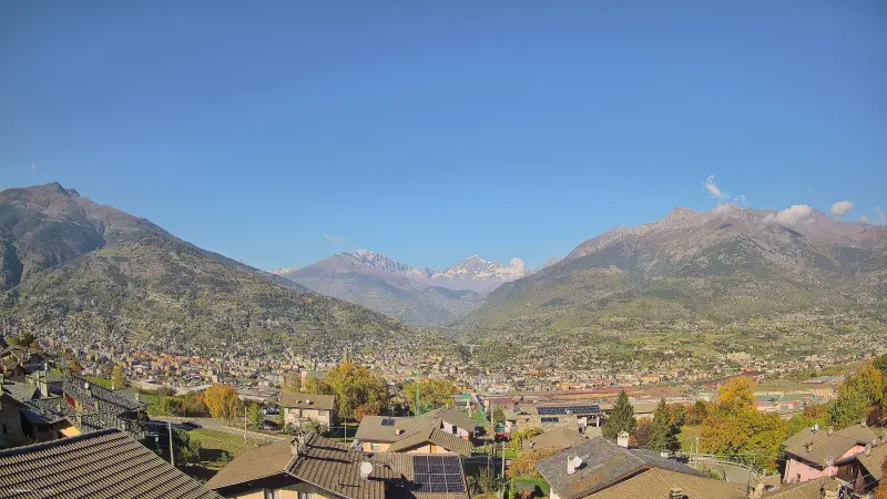 Webcam TLAPSE Aosta Nord