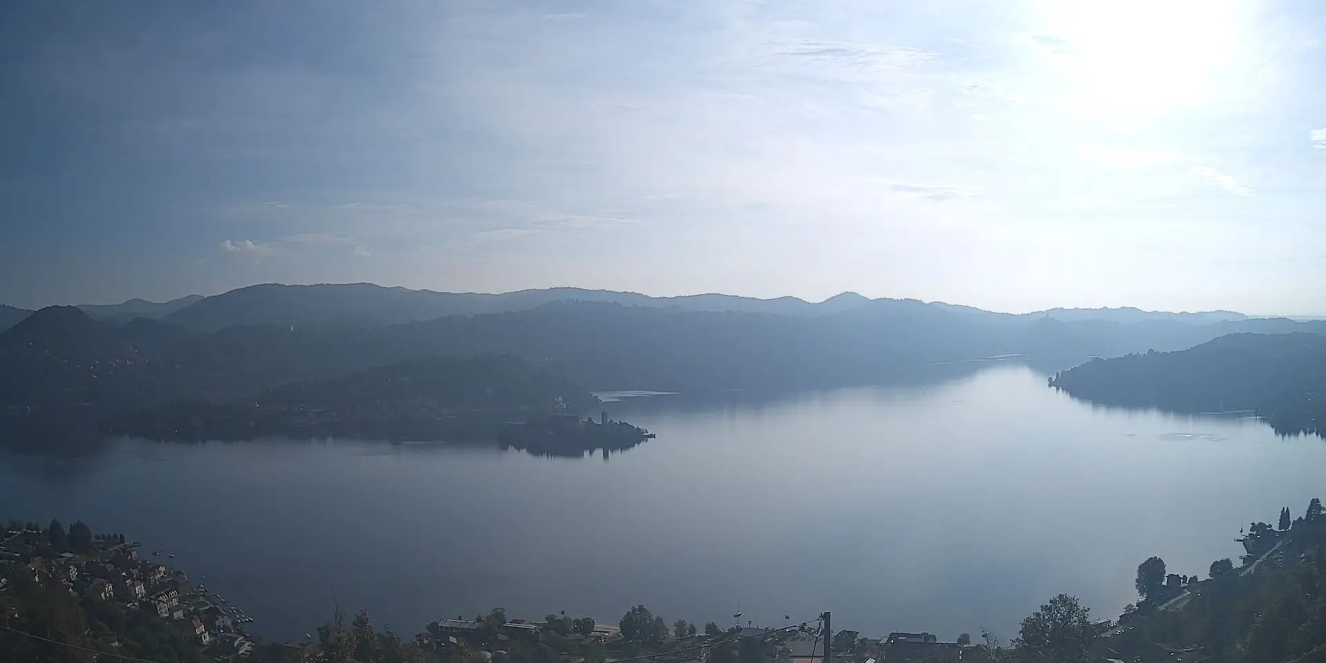Webcam Lago d’Orta (Pella) Piemonte in diretta