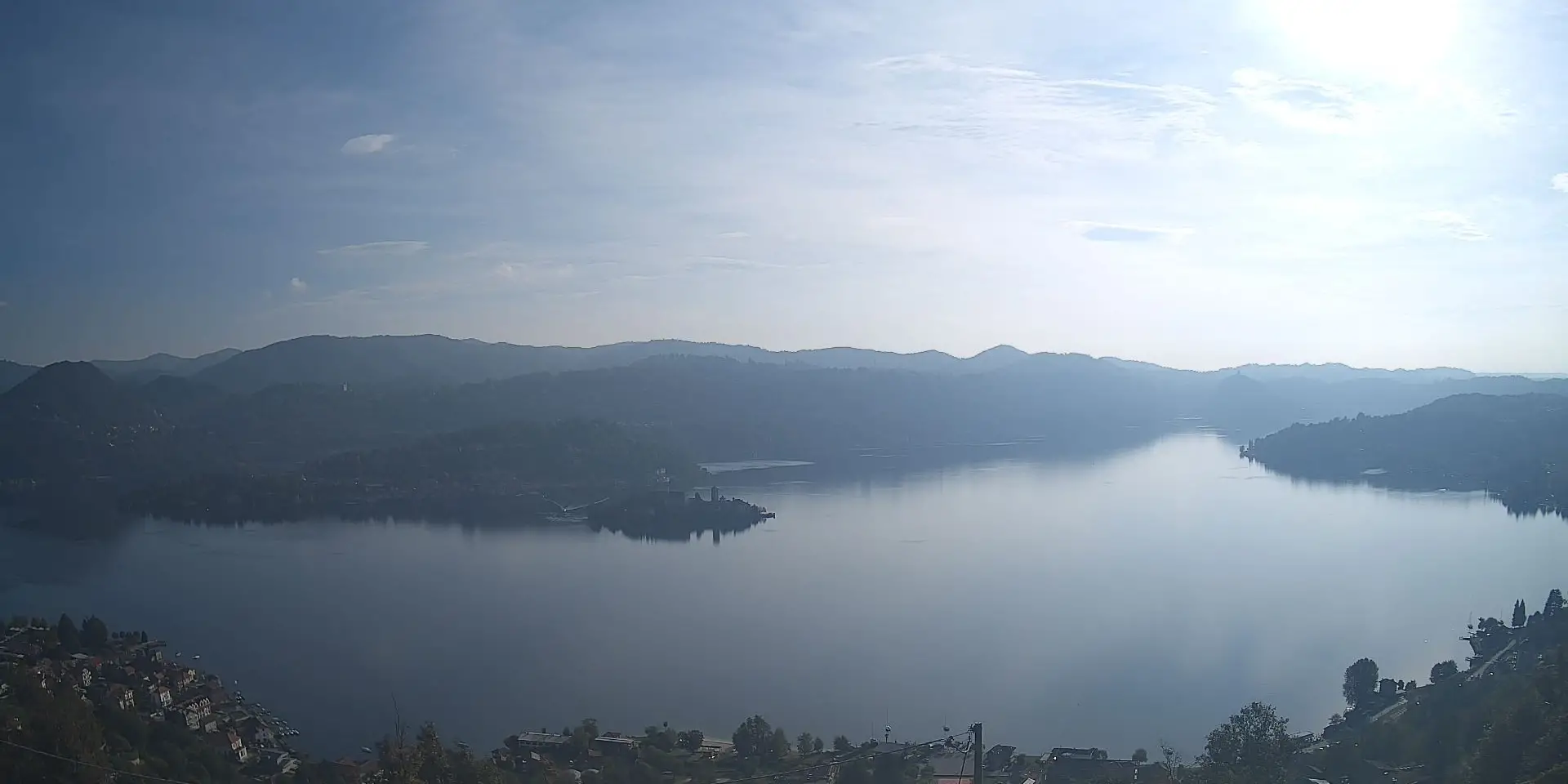 Webcam Lago d’Orta (Pella) Piemonte in diretta