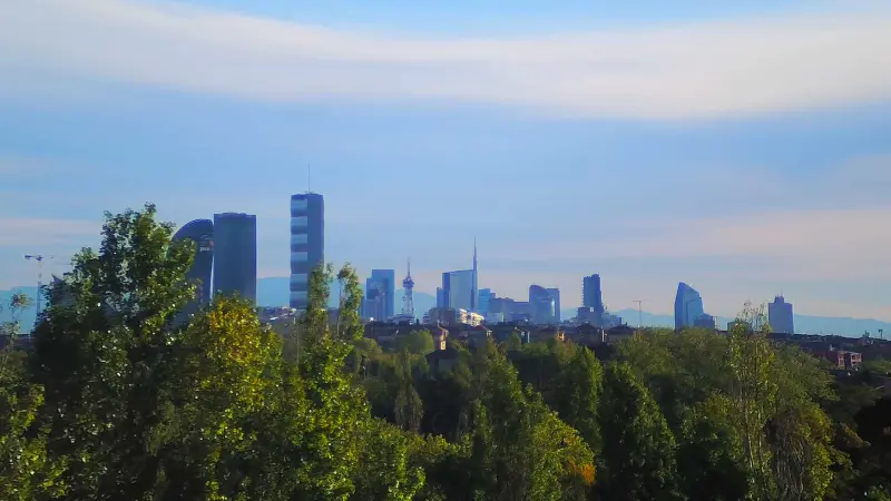 Anteprima webcam Milano Skyline