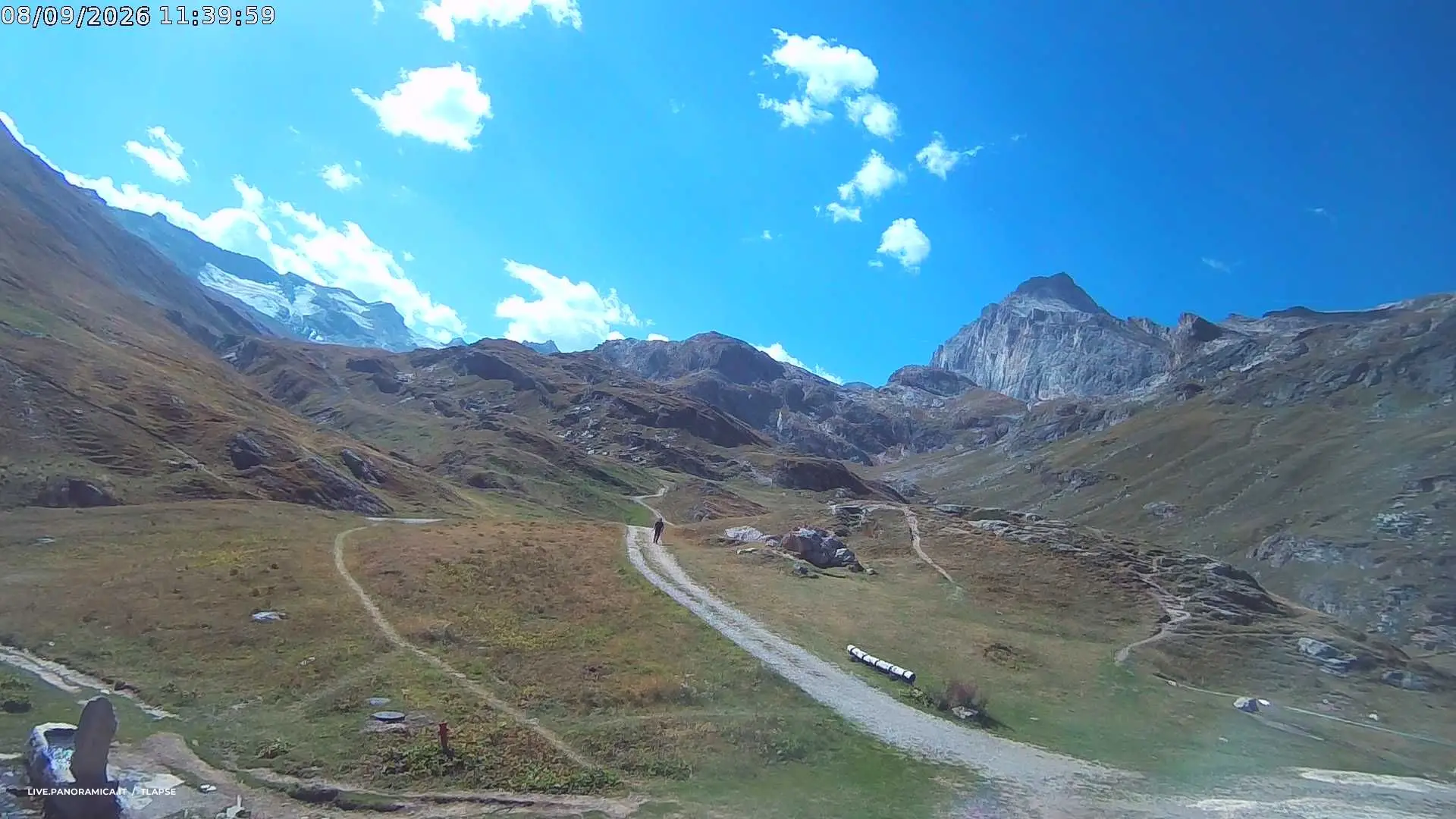 Webcam Rifugio Benevolo Valle d'Aosta in diretta
