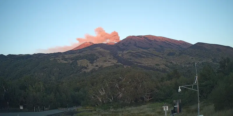 Webcam TLAPSE Rifugio Citelli Vista Etna