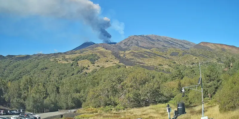 Webcam TLAPSE Rifugio Citelli Vista Etna