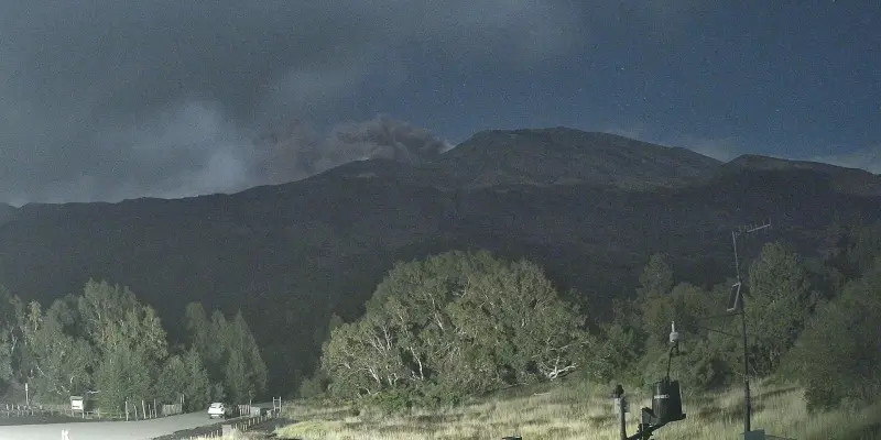 Webcam TLAPSE Rifugio Citelli Vista Etna