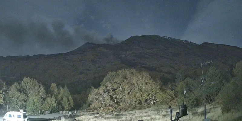 Webcam TLAPSE Rifugio Citelli Vista Etna